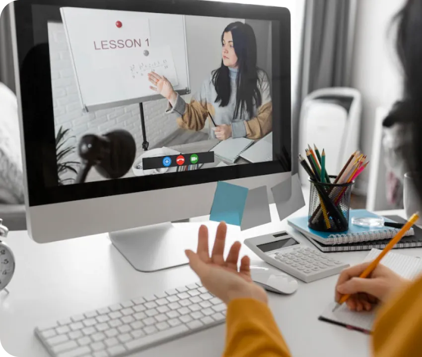 Online French learning